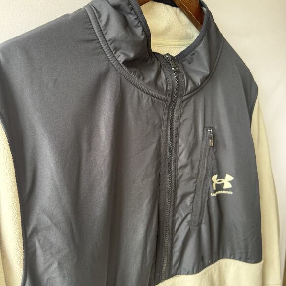 Under Armour Men’s XL ColdGear Infrared 1/4 Zip Fleece Pullover Jacket Gorpcore - Picture 6 of 12